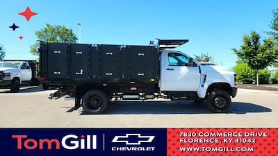 2024 Chevrolet Silverado 5500 Regular Cab DRW 4x4, Riechers Truck Bodies & Equipment Co. Steel Stake Body Landscape Dump for sale #34448N - photo 1