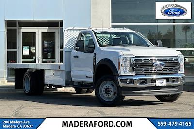 New 2025 Ford F-550 XL Regular Cab 4WD 16' Scelzi Steel Flatbed Truck for sale #T4189 - photo 1