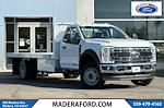 New 2025 Ford F-550 XL Regular Cab 4WD 16' Scelzi Steel Flatbed Truck for sale #T4189 - photo 1