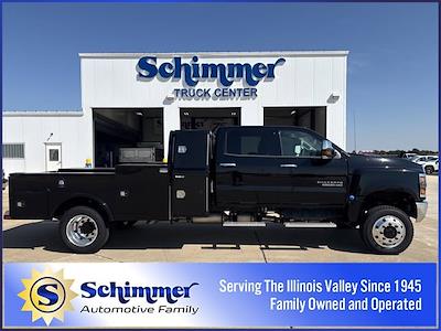 New 2024 Chevrolet Silverado 5500 LT Crew Cab 4WD Knapheide Flatbed Truck for sale #C5114 - photo 1