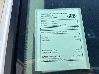 2022 Ford Edge AWD SUV for sale #H12711A - photo 2