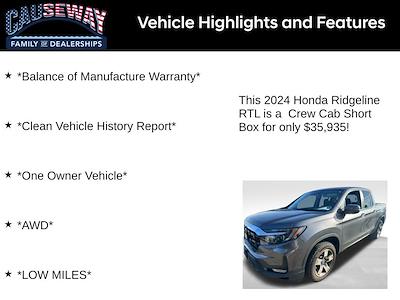 Used 2024 Honda Ridgeline RTL Crew Cab for sale #FRB015709 - photo 2