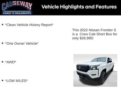 Used 2022 Nissan Frontier S Crew Cab for sale #NNN642356 - photo 2
