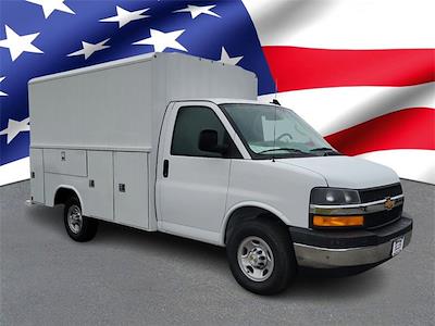New 2024 Chevrolet Express 3500 Work Truck Regular Cab RWD 11' Reading Service Utility Van for sale #RN011711 - photo 1