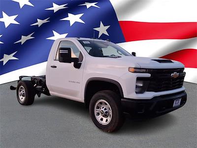 New 2025 Chevrolet Silverado 3500 Work Truck Regular Cab 4WD Cab Chassis for sale #SF139567 - photo 1