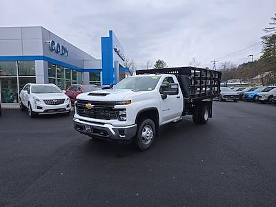 New 2024 Chevrolet Silverado 3500 Work Truck Regular Cab 4WD Stake Bed for sale #39324 - photo 1