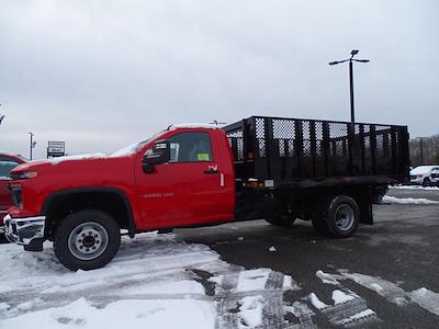 New 2024 Chevrolet Silverado 3500 Work Truck Regular Cab RWD Stake Bed for sale #24123H - photo 1