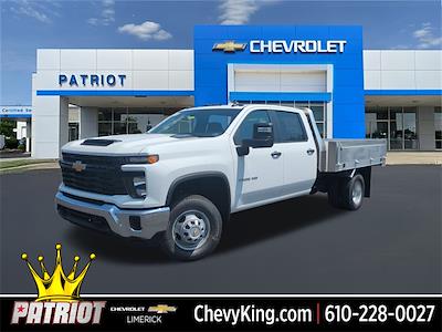 2025 Chevrolet Silverado 3500 Crew Cab DRW 4x4 M H EBY Flatbed Truck for sale #L3604 - photo 1