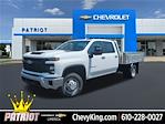 New 2025 Chevrolet Silverado 3500 Work Truck Crew Cab 4x4 9' M H EBY Aluminum Flatbed Truck for sale #L3604 - photo 1