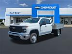 New 2025 Chevrolet Silverado 3500 Work Truck Crew Cab 4x4 9' M H EBY Aluminum Flatbed Truck for sale #L3604 - photo 6