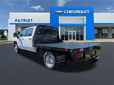 New 2025 Chevrolet Silverado 3500 Work Truck Crew Cab 4x4 9' 4" CM Truck Beds Steel Flatbed Truck with Gooseneck Hitch for sale #L3629 - photo 2