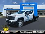 New 2025 Chevrolet Silverado 3500 Work Truck Crew Cab 4x4 9' 4" CM Truck Beds Steel Flatbed Truck with Gooseneck Hitch for sale #L3629 - photo 1