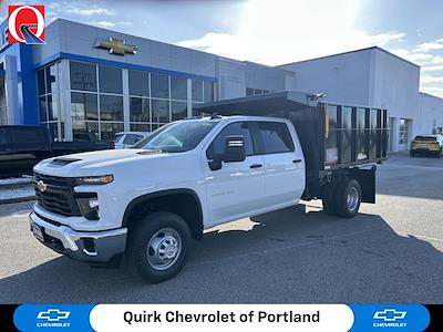 New 2025 Chevrolet Silverado 3500 Work Truck Crew Cab 4WD 9' 7" Reading Landscape Dump for sale #C225136 - photo 1