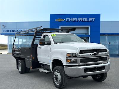 2024 Chevrolet Silverado 5500 Regular Cab DRW 4x4, Blue Ridge Manufacturing Contractor Body Contractor Truck for sale #M089323 - photo 1