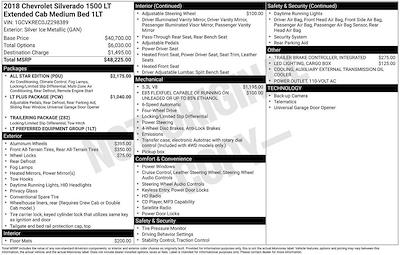 2018 Chevrolet Silverado 1500 Double Cab 4x4 Pickup for sale #W260356A - photo 2