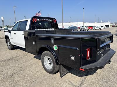New 2025 Chevrolet Silverado 3500 Work Truck Crew Cab 4x4 9' 4" Knapheide Steel Flatbed Truck with Gooseneck Hitch for sale #FLSF141026 - photo 2