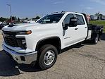 New 2025 Chevrolet Silverado 3500 Work Truck Crew Cab 4x4 9' 4" Knapheide Steel Flatbed Truck with Gooseneck Hitch for sale #FLSF141026 - photo 1