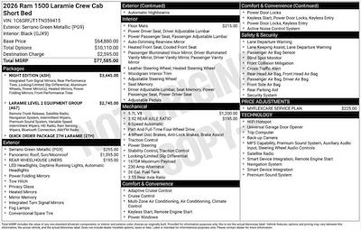 New 2026 Ram 1500 Laramie Crew Cab for sale #D260534 - photo 2