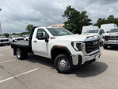 New 2025 GMC Sierra 3500 Pro Regular Cab 4WD Flatbed Truck for sale #CSD54432 - photo 1