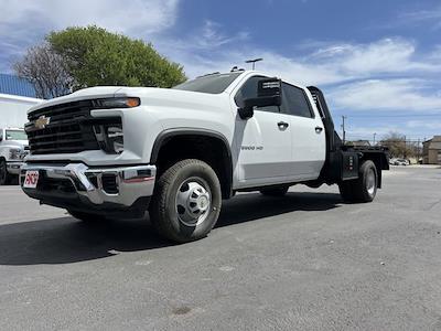 2024 Chevrolet Silverado 3500 Crew Cab DRW 4WD Bedrock Flatbed Truck for sale #CR6345 - photo 1