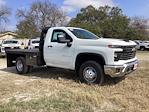 New 2024 Chevrolet Silverado 3500 Work Truck Regular Cab 4WD 9' 6" Knapheide Steel Flatbed Truck with Gooseneck Hitch for sale #CR7683 - photo 7