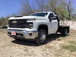 New 2024 Chevrolet Silverado 3500 Work Truck Regular Cab 4WD 11' 6" Knapheide Steel Flatbed Truck for sale #CR7734 - photo 1