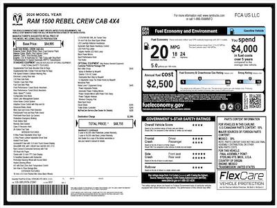 New 2026 Ram 1500 Rebel Crew Cab for sale #RR262135 - photo 2