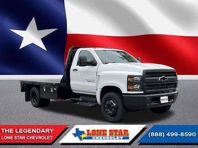 2023 Chevrolet Silverado 6500 Regular Cab DRW RWD, Flatbed Truck for sale #PH262873 - photo 1