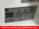 New 2026 Chevrolet Silverado 2500 Work Truck Crew Cab for sale #1123118 - photo 26