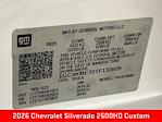 New 2026 Chevrolet Silverado 2500 Custom Crew Cab for sale #F133609 - photo 25