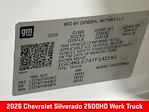 New 2026 Chevrolet Silverado 2500 Work Truck Crew Cab for sale #F143193 - photo 28