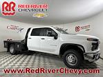 New 2025 Chevrolet Silverado 3500 Work Truck Crew Cab 4WD Flatbed Truck for sale #F154018 - photo 1