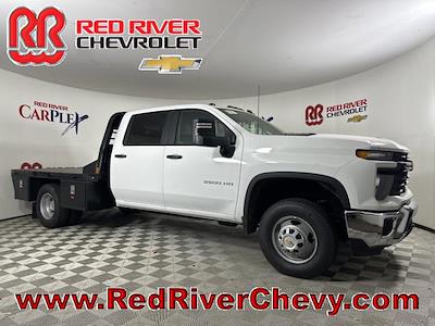 New 2025 Chevrolet Silverado 3500 Work Truck Crew Cab 4WD Flatbed Truck for sale #F195554 - photo 1