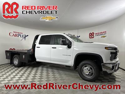 New 2025 Chevrolet Silverado 3500 Work Truck Crew Cab 4WD Flatbed Truck for sale #F196921 - photo 1