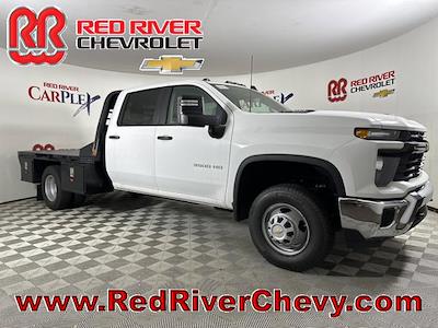 New 2025 Chevrolet Silverado 3500 Work Truck Crew Cab 4WD Flatbed Truck for sale #F198582 - photo 1