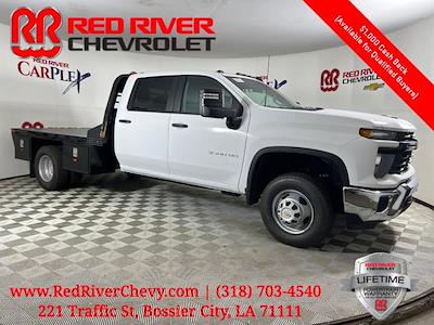 New 2025 Chevrolet Silverado 3500 Work Truck Crew Cab Flatbed Truck for sale #F290836 - photo 1