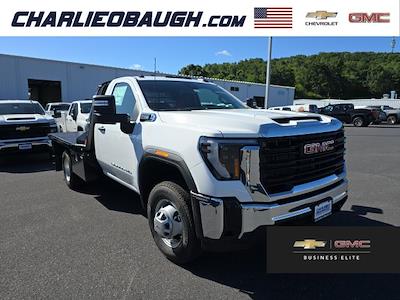 2024 GMC Sierra 3500 Regular Cab 4WD, CM Truck Beds RD Model Flatbed Truck for sale #24WG125 - photo 1