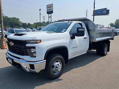 New 2025 Chevrolet Silverado 3500 Regular Cab 4WD 11' Monroe Truck Equipment Stainless Steel Dump Truck for sale #25F155 - photo 1