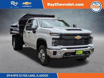 New 2025 Chevrolet Silverado 3500 Double Cab 4WD 9' Monroe Truck Equipment Steel Dump Truck for sale #48649 - photo 1
