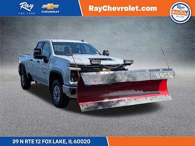 New 2025 Chevrolet Silverado 2500 Work Truck Double Cab 4WD Plow Truck BOSS Straight Plow for sale #48899 - photo 1