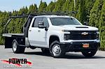 New 2025 Chevrolet Silverado 3500 Work Truck Crew Cab 10' Harbor Flatbed Truck for sale #27231 - photo 1