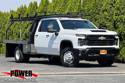 New 2025 Chevrolet Silverado 3500 Work Truck Crew Cab 10' Harbor Flatbed Truck for sale #27233 - photo 1