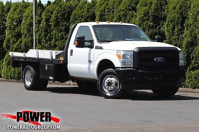 Used 2016 Ford F-350 XLT Standard Cab 4x4 Flatbed Truck for sale #P31269 - photo 1