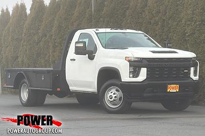 Used 2022 Chevrolet Silverado 3500 Regular Cab Flatbed Truck for sale #P33087 - photo 1