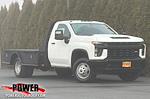 Used 2022 Chevrolet Silverado 3500 Regular Cab Flatbed Truck for sale #P33087 - photo 1