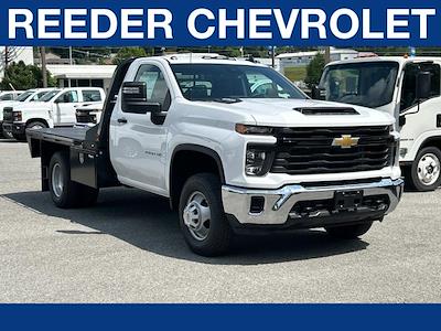 New 2025 Chevrolet Silverado 3500 Work Truck Regular Cab 4WD Flatbed Truck for sale #SF305850 - photo 1