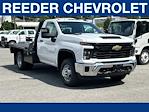 New 2025 Chevrolet Silverado 3500 Work Truck Regular Cab 4WD Flatbed Truck for sale #SF305850 - photo 1