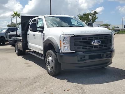 New 2024 Ford F-550 XL Crew Cab 12' Premier Truck Center Steel Flatbed Truck for sale #REG03010 - photo 1