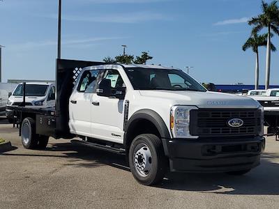 New 2024 Ford F-550 XL Crew Cab 12' Premier Truck Center Steel Flatbed Truck for sale #REG03078 - photo 1