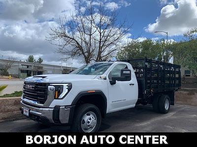 New 2025 GMC Sierra 3500 Pro Regular Cab 4WD Stake Bed for sale #25G126 - photo 1